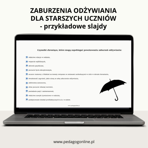 Pakiet profilaktyczny - Zaburzenia odżywiania Pakiet profilaktyczny - Zaburzenia odżywiania