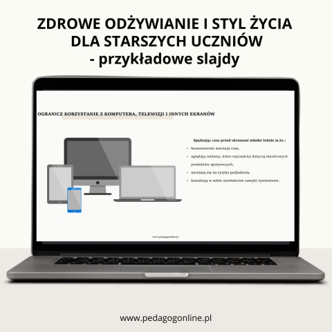 Pakiet profilaktyczny - Zdrowe odżywianie i styl życia (dla starszych uczniów) Pakiet profilaktyczny - Zdrowe odżywianie i styl życia (dla starszych uczniów)