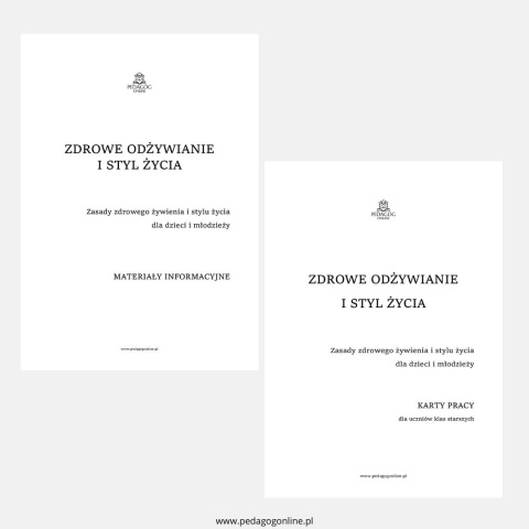 Pakiet profilaktyczny - Zdrowe odżywianie i styl życia (dla starszych uczniów) Pakiet profilaktyczny - Zdrowe odżywianie i styl życia (dla starszych uczniów)