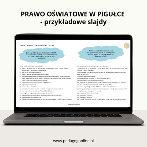 Prawo oświatowe w pigułce Prawo oświatowe w pigułce