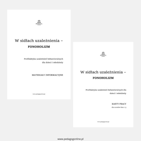 Zestaw 2 pakietów - Fonoholizm Zestaw 2 pakietów - Fonoholizm