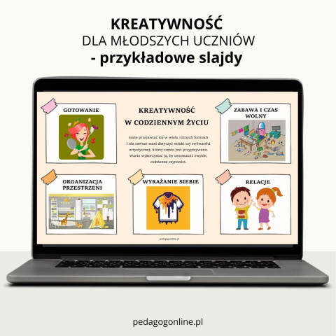 Pakiet materiałów - KREATYWNOŚĆ (dla młodszych uczniów) Pakiet materiałów - KREATYWNOŚĆ (dla młodszych uczniów)