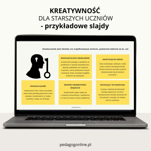 Pakiet materiałów - KREATYWNOŚĆ (dla starszych uczniów) Pakiet materiałów - KREATYWNOŚĆ (dla starszych uczniów)