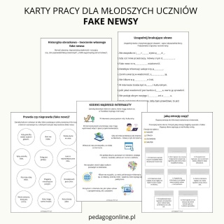 Pakiet profilaktyczny - FAKE NEWSY (dla młodszych uczniów)