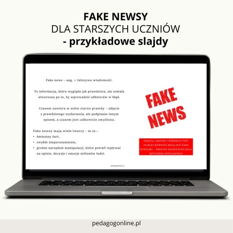 Pakiet profilaktyczny - FAKE NEWSY (dla straszych uczniów)