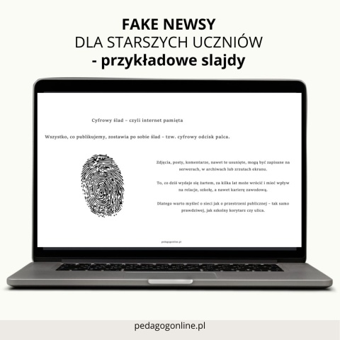 Pakiet profilaktyczny - FAKE NEWSY (dla straszych uczniów)