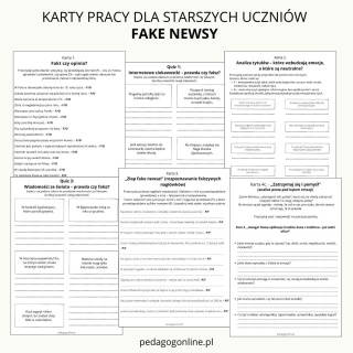Pakiet profilaktyczny - FAKE NEWSY (dla straszych uczniów)