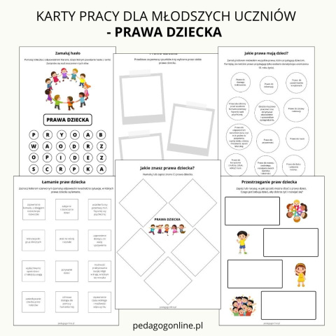 Pakiet profilaktyczny - Prawa dziecka (dla młodszych uczniów) Pakiet profilaktyczny - Prawa dziecka (dla młodszych uczniów)