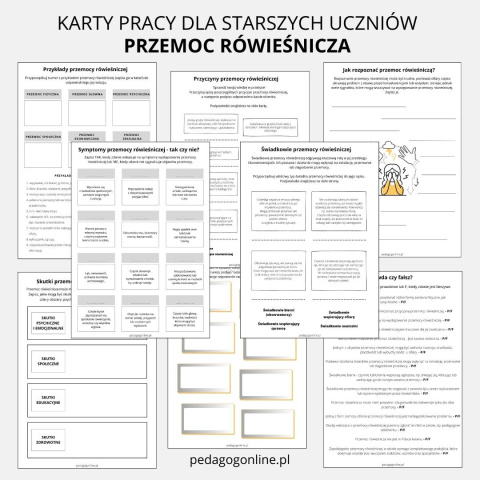 Pakiet profilaktyczny - Przemoc rówieśnicza Pakiet profilaktyczny - Przemoc rówieśnicza
