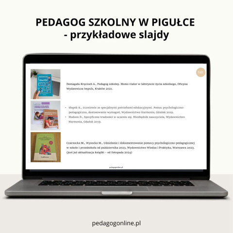 Pedagog szkolny w pigułce Pedagog szkolny w pigułce