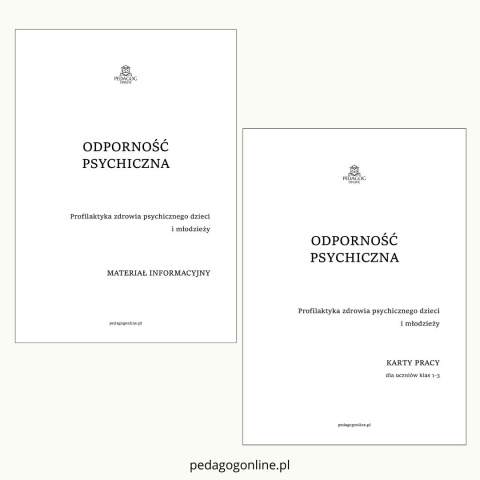 Zestaw 2 pakietów - ODPORNOŚĆ PSYCHICZNA Zestaw 2 pakietów - ODPORNOŚĆ PSYCHICZNA
