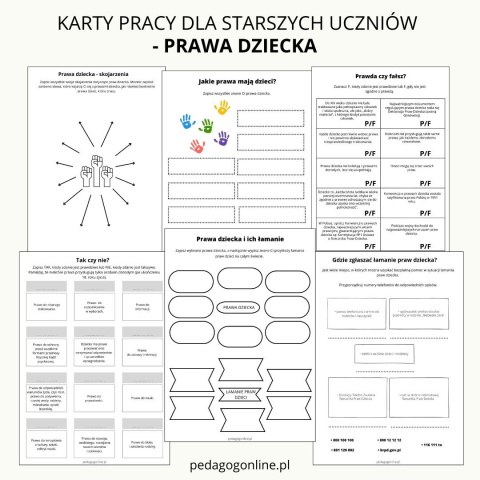 Zestaw 2 pakietów - Prawa dziecka Zestaw 2 pakietów - Prawa dziecka