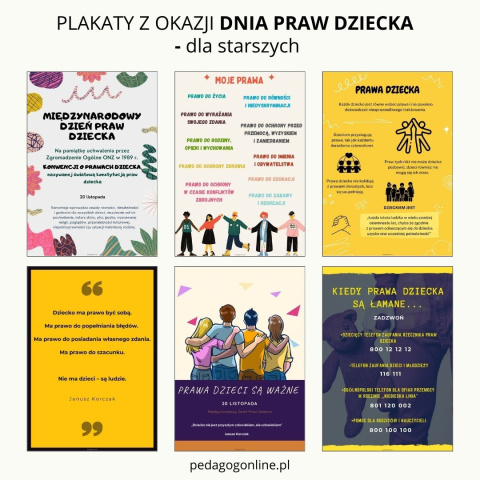 Zestaw 2 pakietów - Prawa dziecka Zestaw 2 pakietów - Prawa dziecka